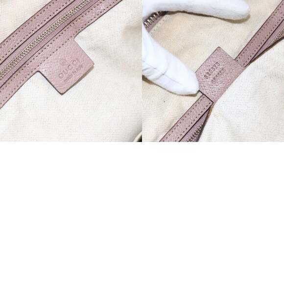 GUCCI GG Canvas Shoulder Bag Beige Gold - Picture 13 of 13